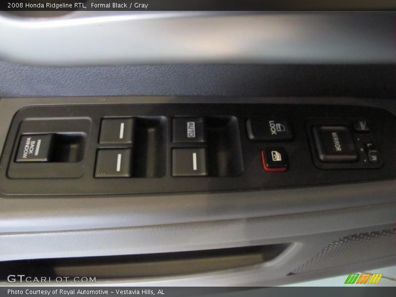 Formal Black / Gray 2008 Honda Ridgeline RTL