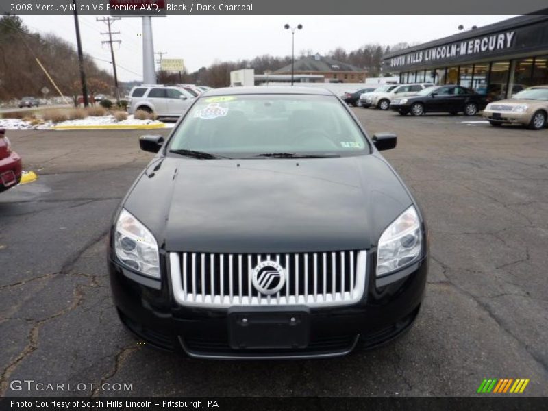Black / Dark Charcoal 2008 Mercury Milan V6 Premier AWD