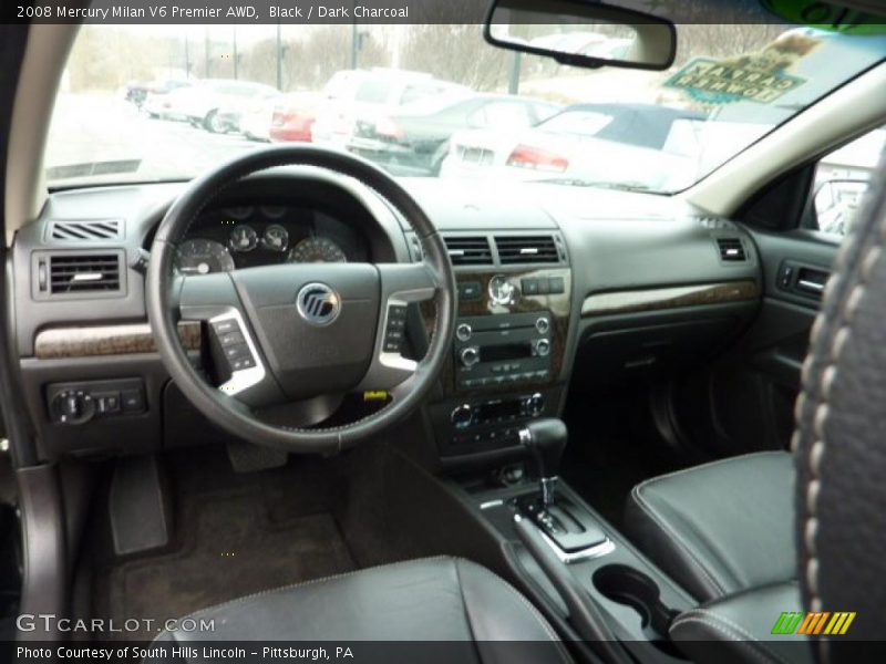  2008 Milan V6 Premier AWD Dark Charcoal Interior
