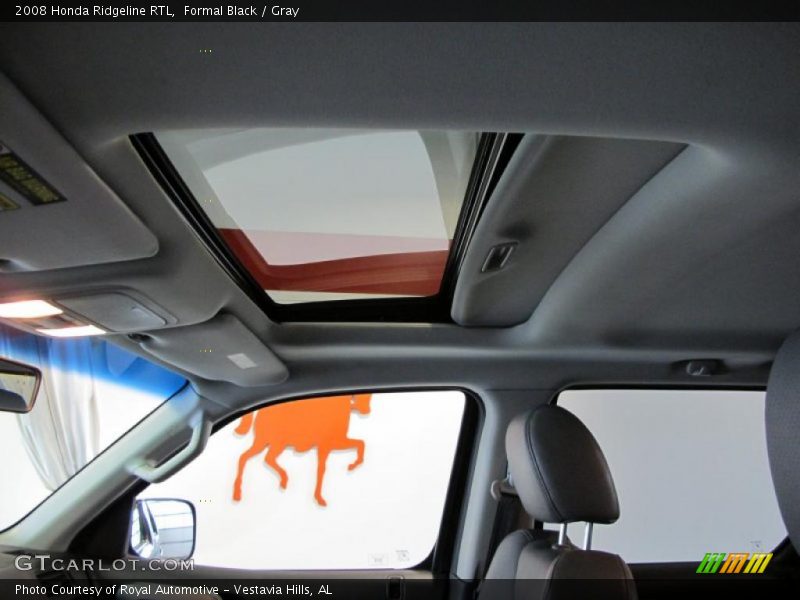 Formal Black / Gray 2008 Honda Ridgeline RTL
