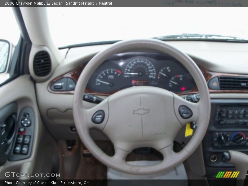 Sandrift Metallic / Neutral 2000 Chevrolet Malibu LS Sedan