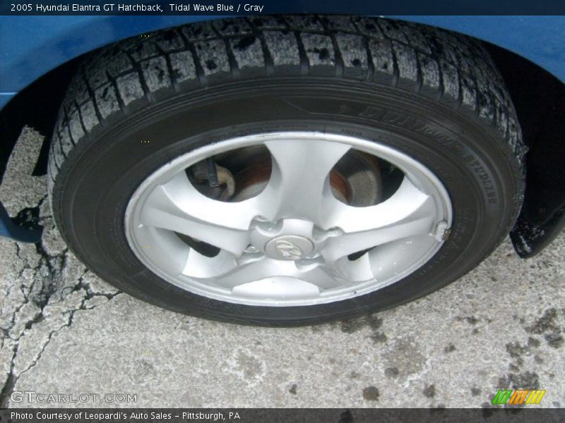 Tidal Wave Blue / Gray 2005 Hyundai Elantra GT Hatchback