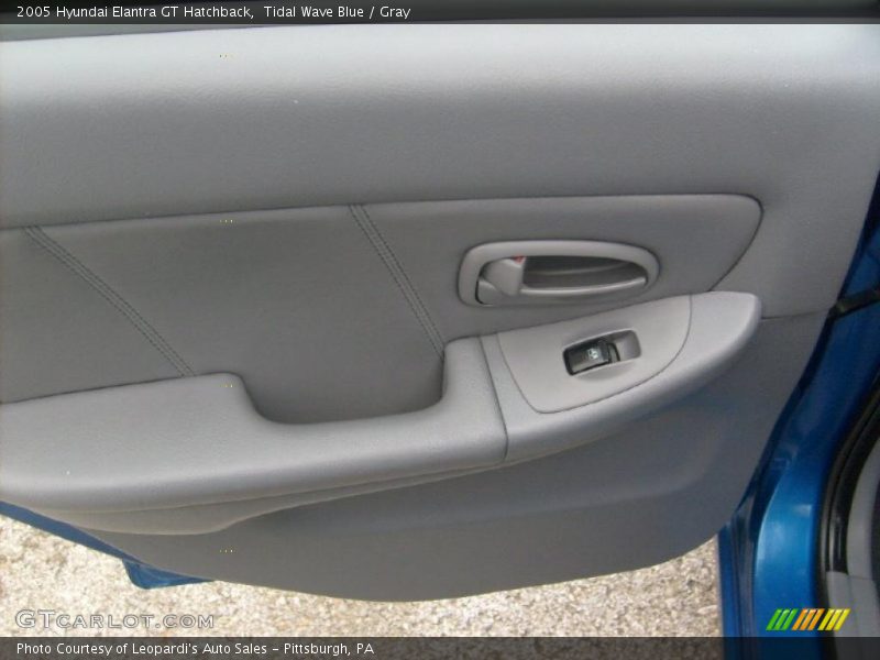 Tidal Wave Blue / Gray 2005 Hyundai Elantra GT Hatchback