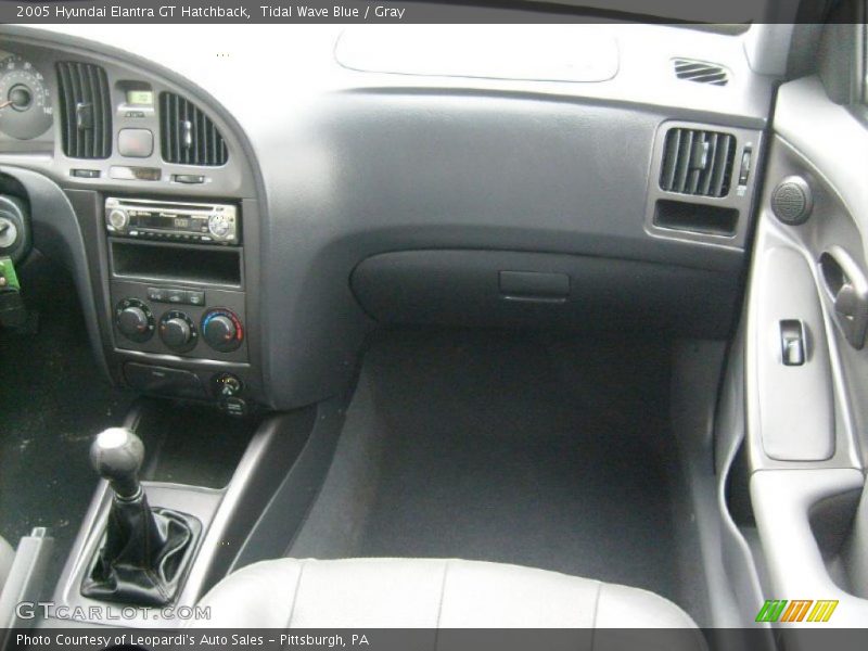 Tidal Wave Blue / Gray 2005 Hyundai Elantra GT Hatchback