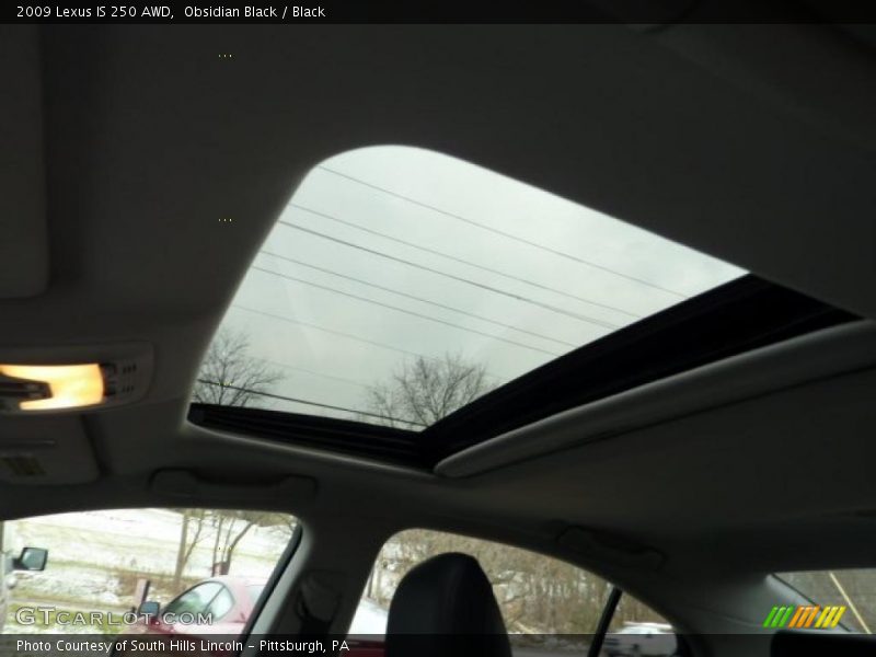 Obsidian Black / Black 2009 Lexus IS 250 AWD