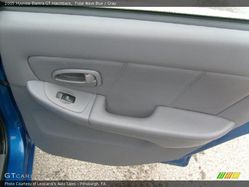 Tidal Wave Blue / Gray 2005 Hyundai Elantra GT Hatchback