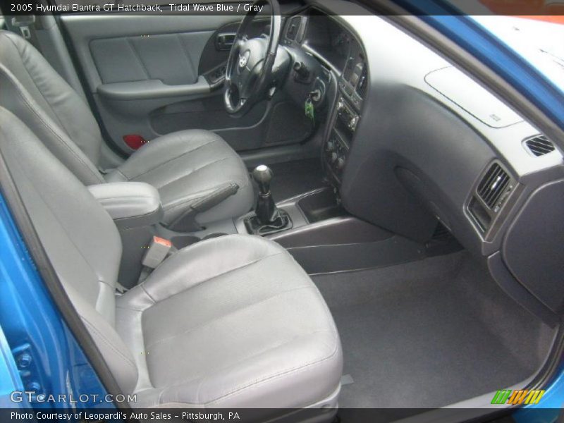  2005 Elantra GT Hatchback Gray Interior