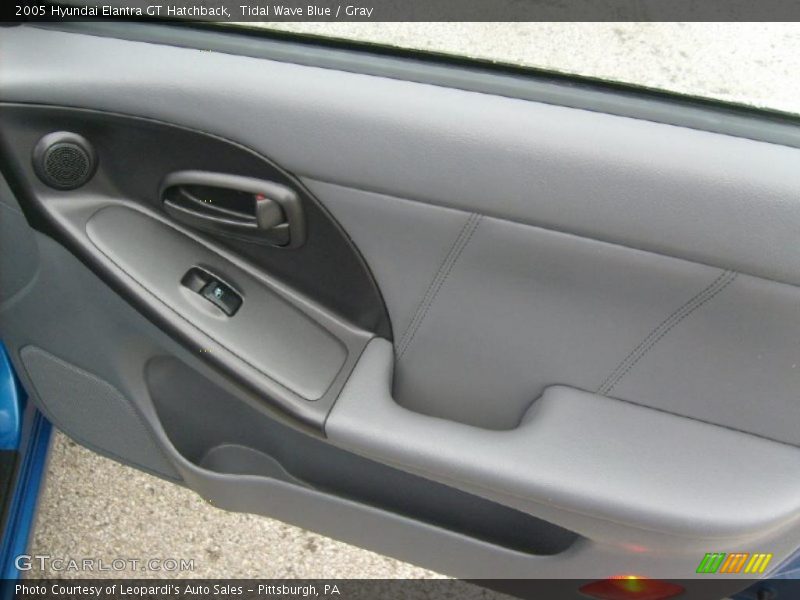 Tidal Wave Blue / Gray 2005 Hyundai Elantra GT Hatchback
