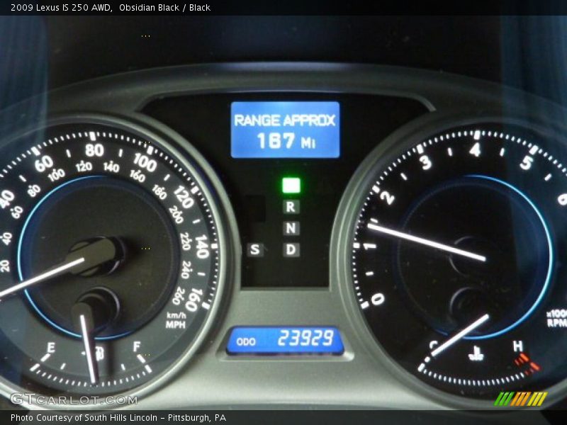 Obsidian Black / Black 2009 Lexus IS 250 AWD