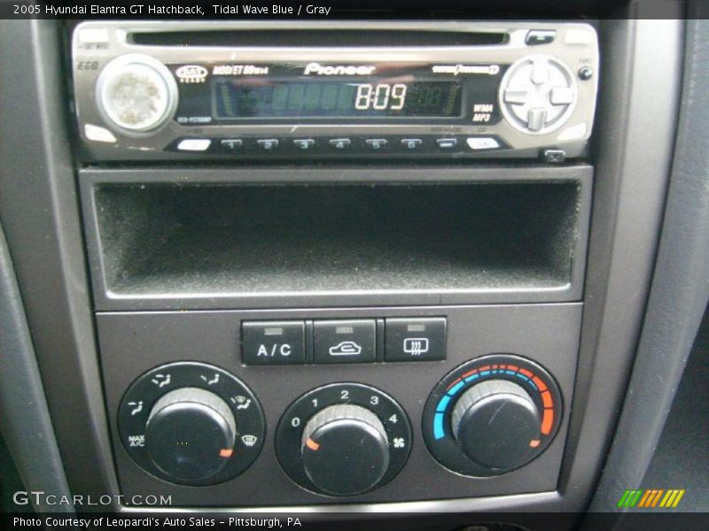 Tidal Wave Blue / Gray 2005 Hyundai Elantra GT Hatchback