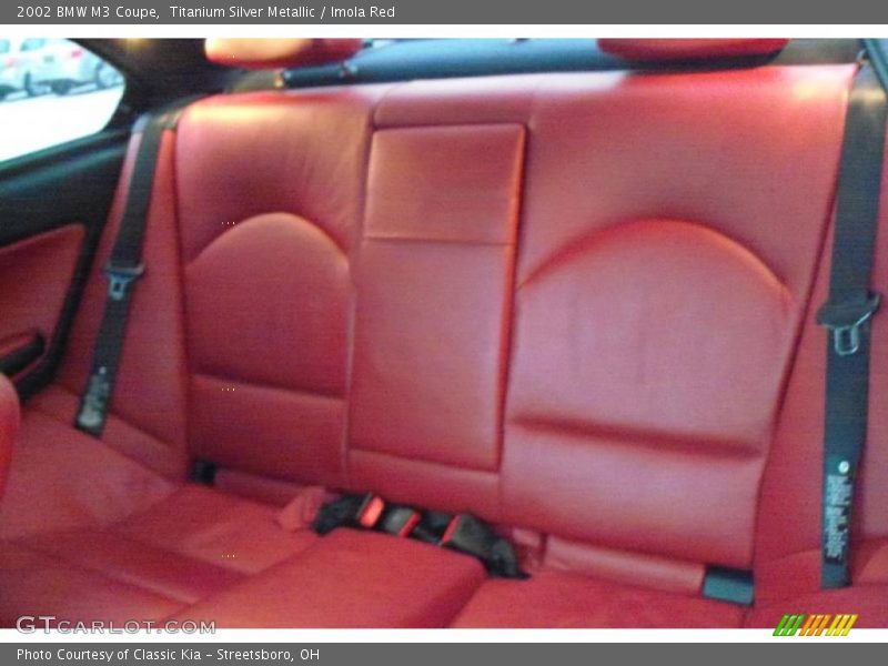  2002 M3 Coupe Imola Red Interior