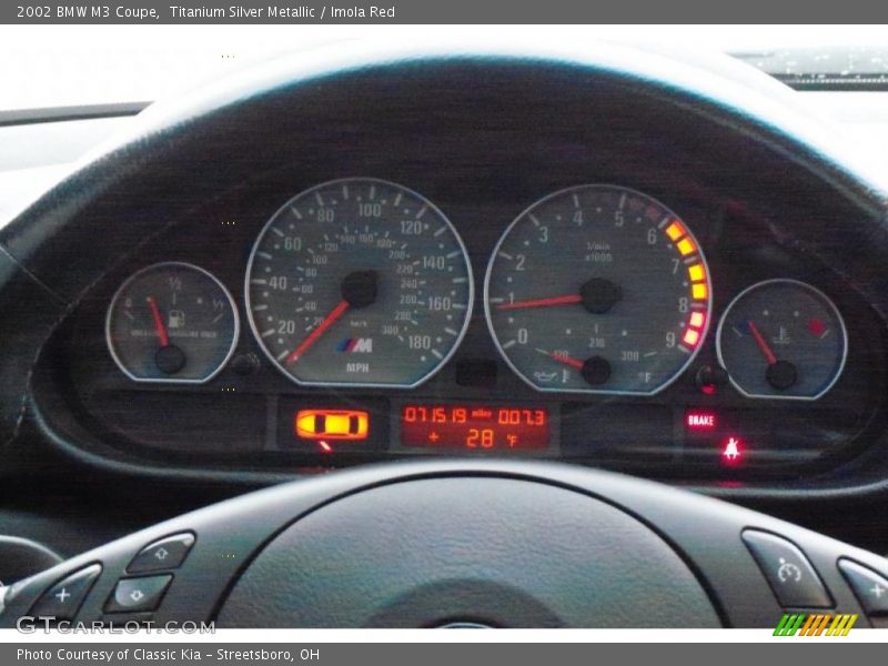  2002 M3 Coupe Coupe Gauges