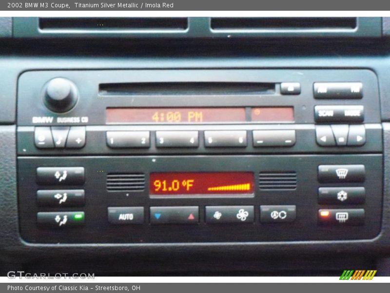 Titanium Silver Metallic / Imola Red 2002 BMW M3 Coupe