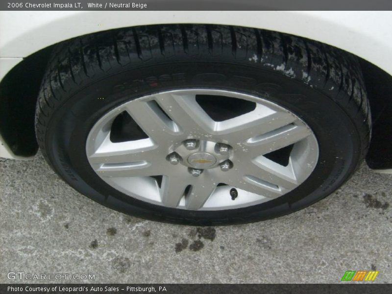 White / Neutral Beige 2006 Chevrolet Impala LT