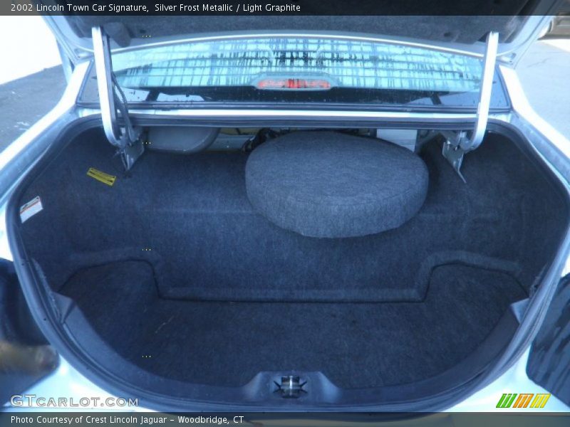 Silver Frost Metallic / Light Graphite 2002 Lincoln Town Car Signature