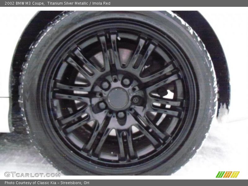 Titanium Silver Metallic / Imola Red 2002 BMW M3 Coupe