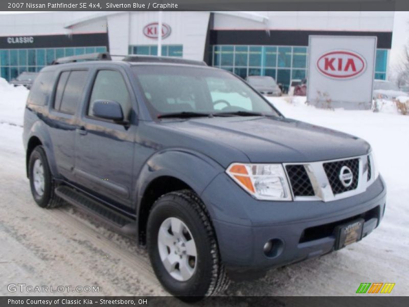 Silverton Blue / Graphite 2007 Nissan Pathfinder SE 4x4