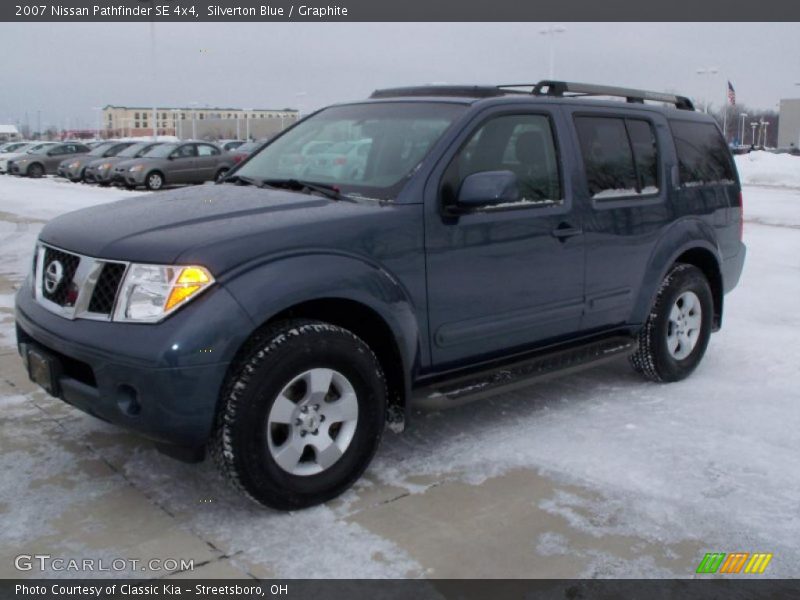 Silverton Blue / Graphite 2007 Nissan Pathfinder SE 4x4