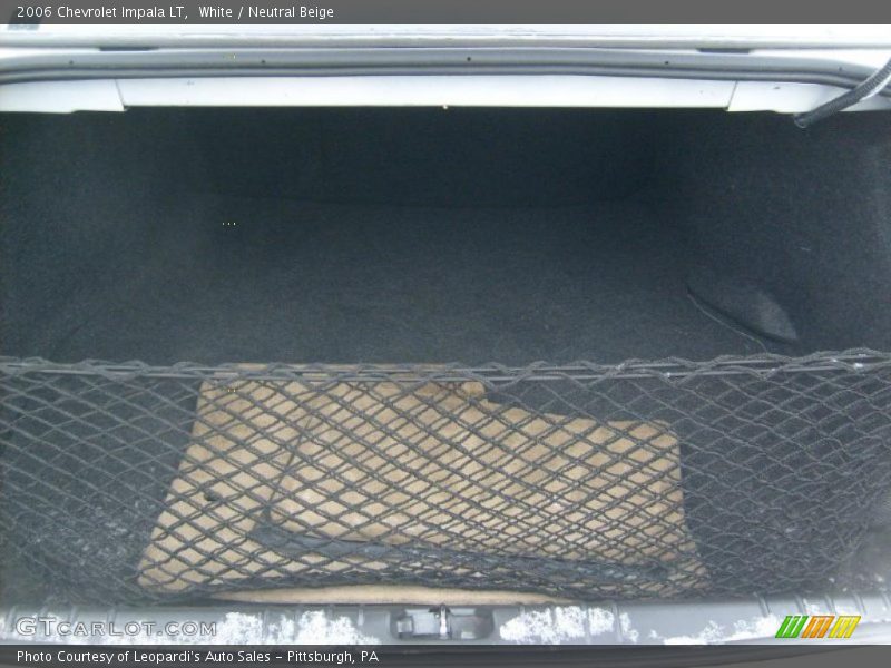 White / Neutral Beige 2006 Chevrolet Impala LT