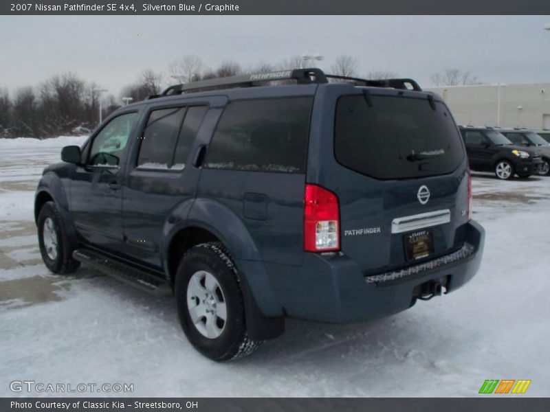 Silverton Blue / Graphite 2007 Nissan Pathfinder SE 4x4