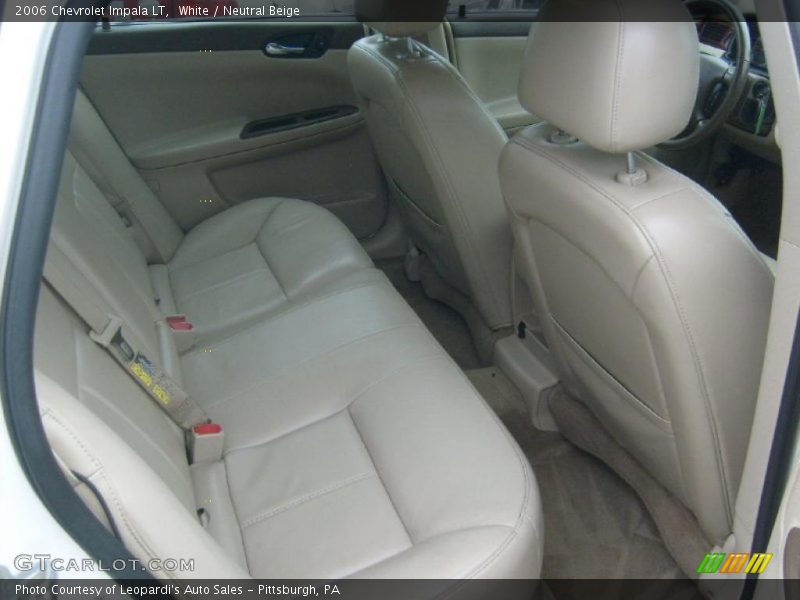 White / Neutral Beige 2006 Chevrolet Impala LT