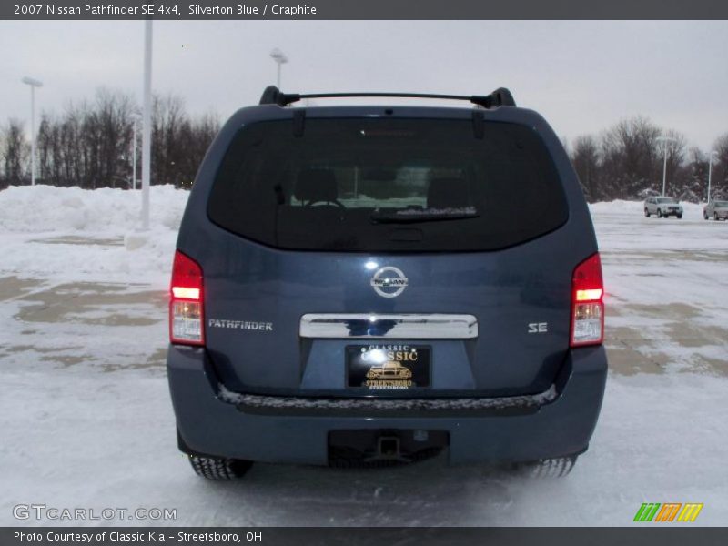 Silverton Blue / Graphite 2007 Nissan Pathfinder SE 4x4