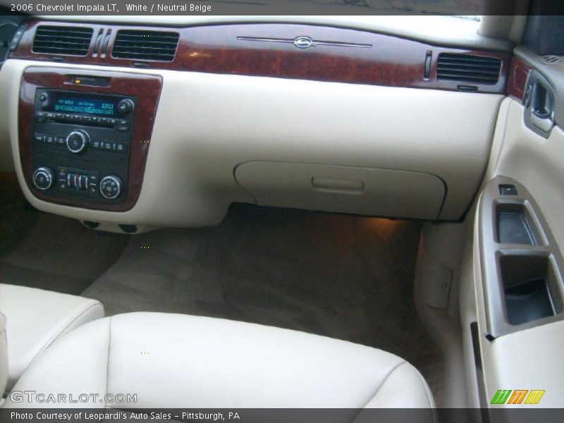 White / Neutral Beige 2006 Chevrolet Impala LT
