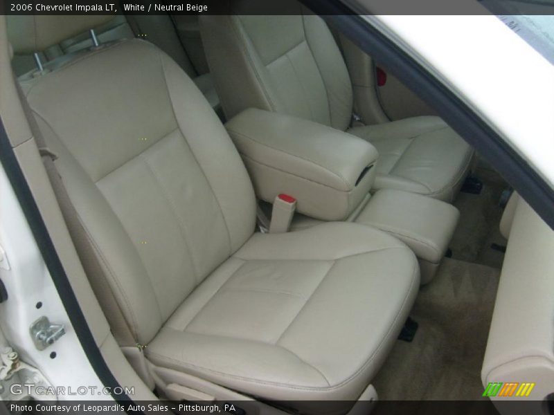 White / Neutral Beige 2006 Chevrolet Impala LT