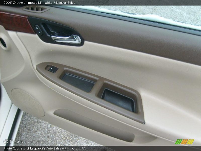 White / Neutral Beige 2006 Chevrolet Impala LT