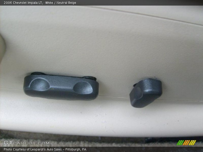 White / Neutral Beige 2006 Chevrolet Impala LT