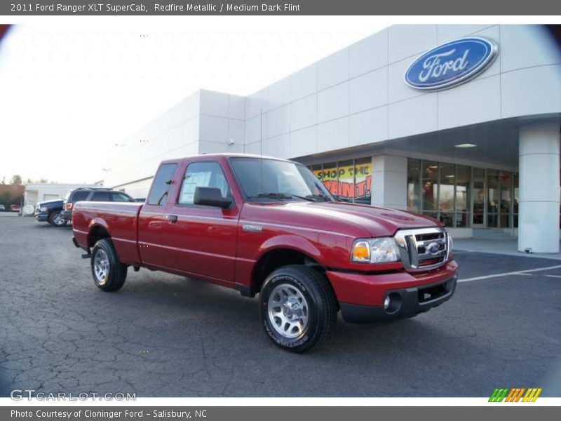 Redfire Metallic / Medium Dark Flint 2011 Ford Ranger XLT SuperCab
