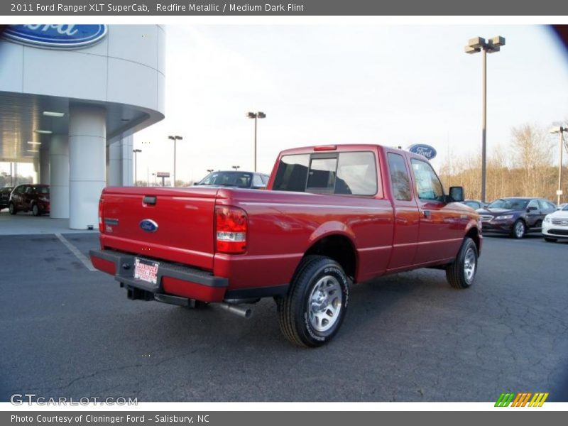 Redfire Metallic / Medium Dark Flint 2011 Ford Ranger XLT SuperCab