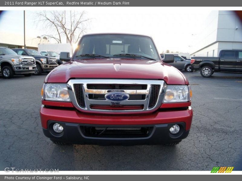 Redfire Metallic / Medium Dark Flint 2011 Ford Ranger XLT SuperCab