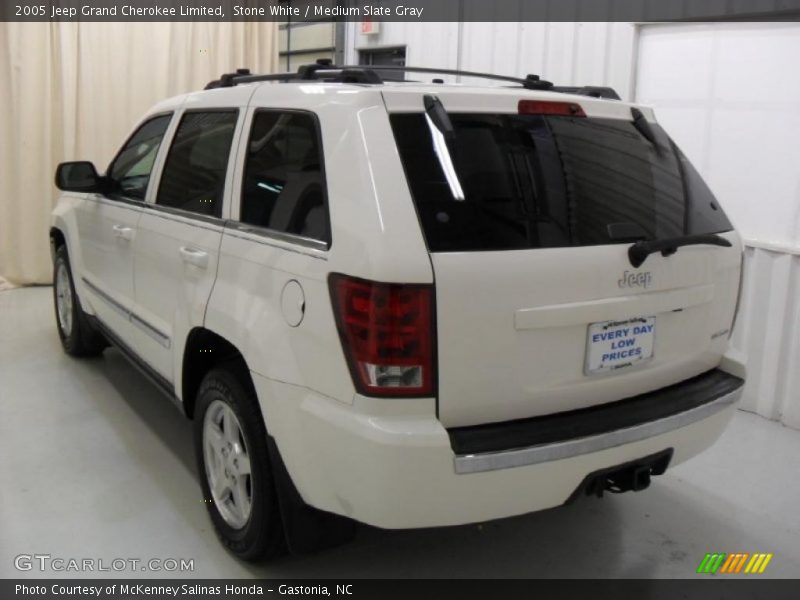 Stone White / Medium Slate Gray 2005 Jeep Grand Cherokee Limited