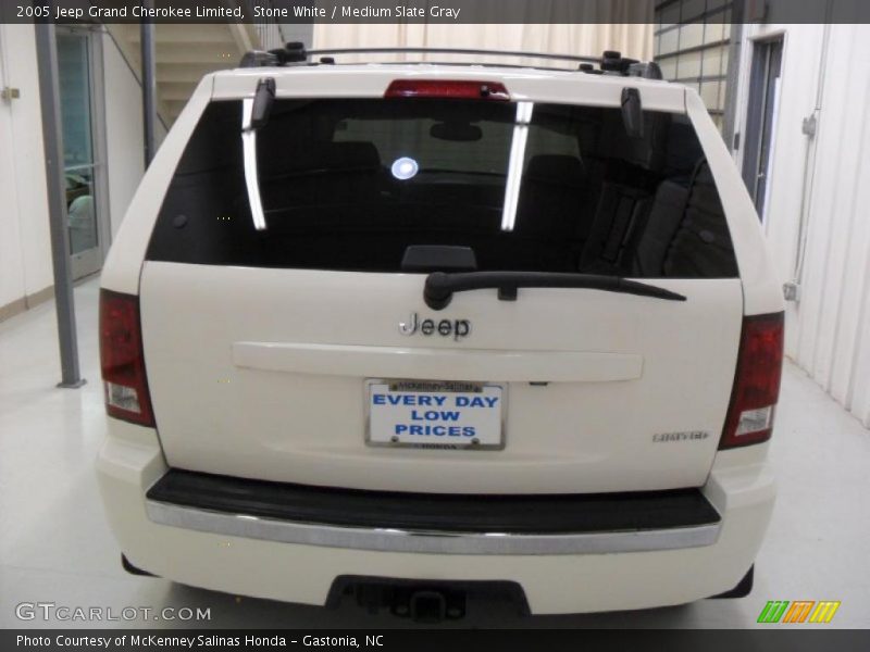 Stone White / Medium Slate Gray 2005 Jeep Grand Cherokee Limited