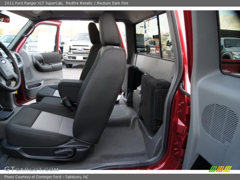  2011 Ranger XLT SuperCab Medium Dark Flint Interior