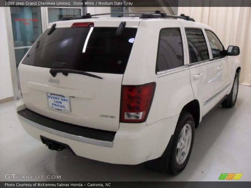 Stone White / Medium Slate Gray 2005 Jeep Grand Cherokee Limited