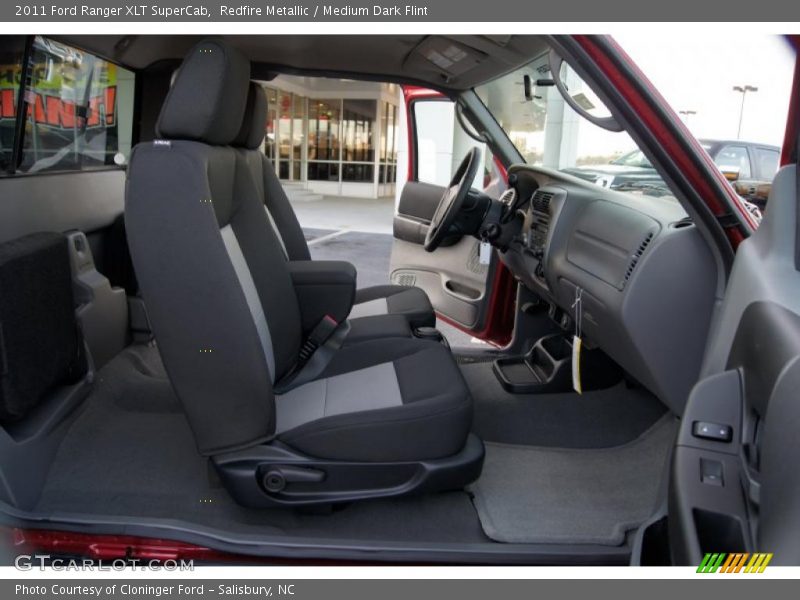  2011 Ranger XLT SuperCab Medium Dark Flint Interior