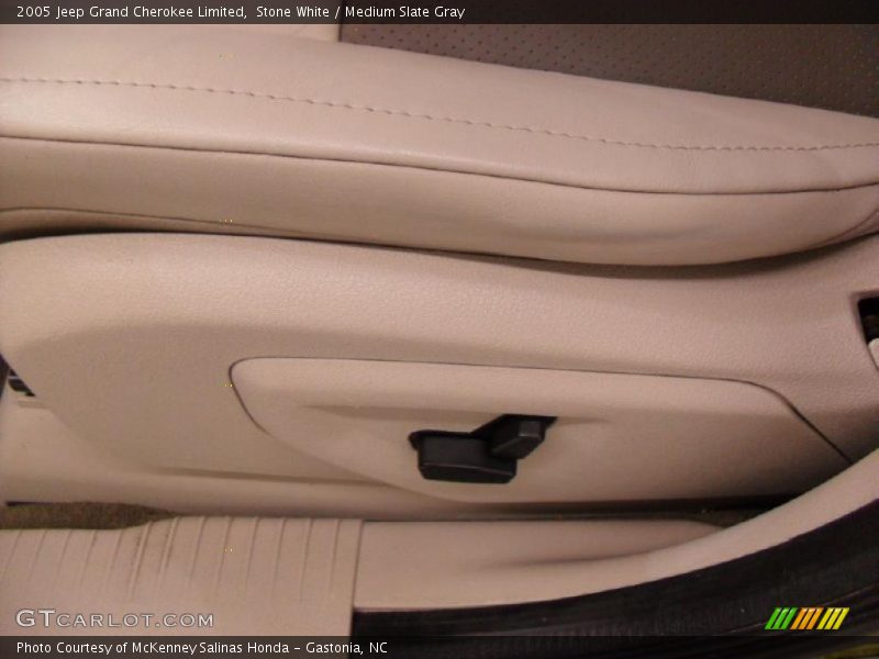Stone White / Medium Slate Gray 2005 Jeep Grand Cherokee Limited