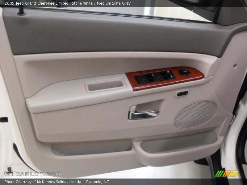 Stone White / Medium Slate Gray 2005 Jeep Grand Cherokee Limited