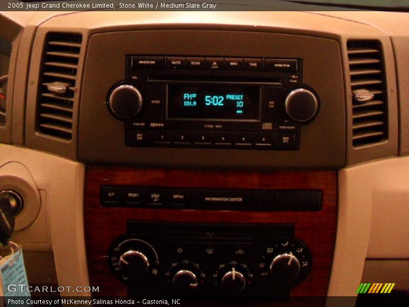 Stone White / Medium Slate Gray 2005 Jeep Grand Cherokee Limited