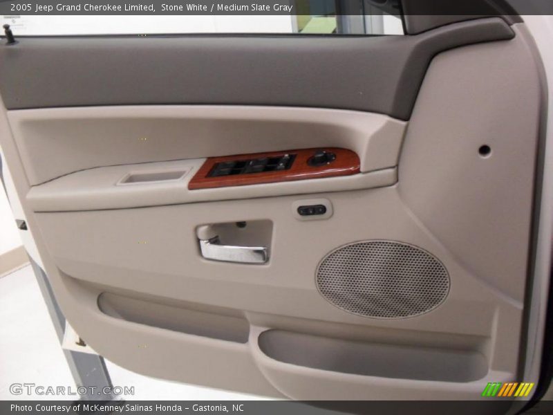 Stone White / Medium Slate Gray 2005 Jeep Grand Cherokee Limited