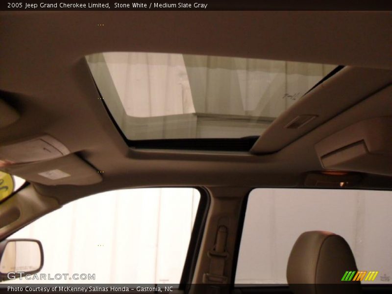 Stone White / Medium Slate Gray 2005 Jeep Grand Cherokee Limited
