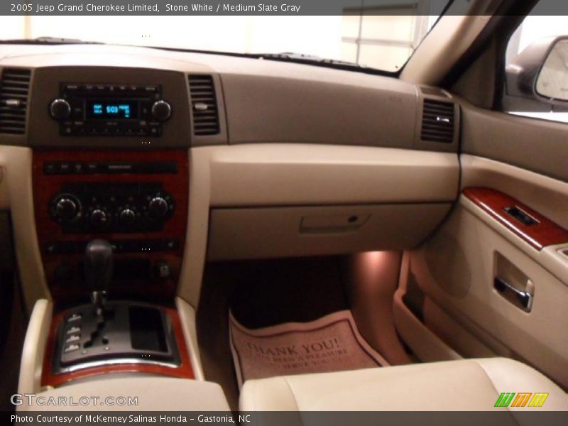 Stone White / Medium Slate Gray 2005 Jeep Grand Cherokee Limited