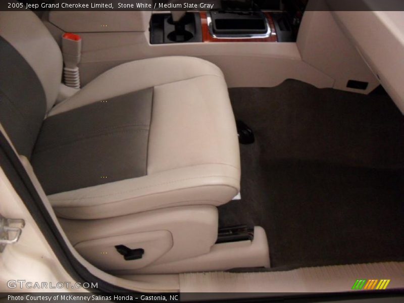 Stone White / Medium Slate Gray 2005 Jeep Grand Cherokee Limited
