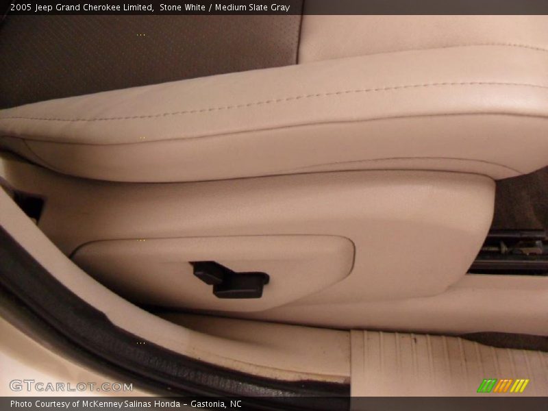 Stone White / Medium Slate Gray 2005 Jeep Grand Cherokee Limited
