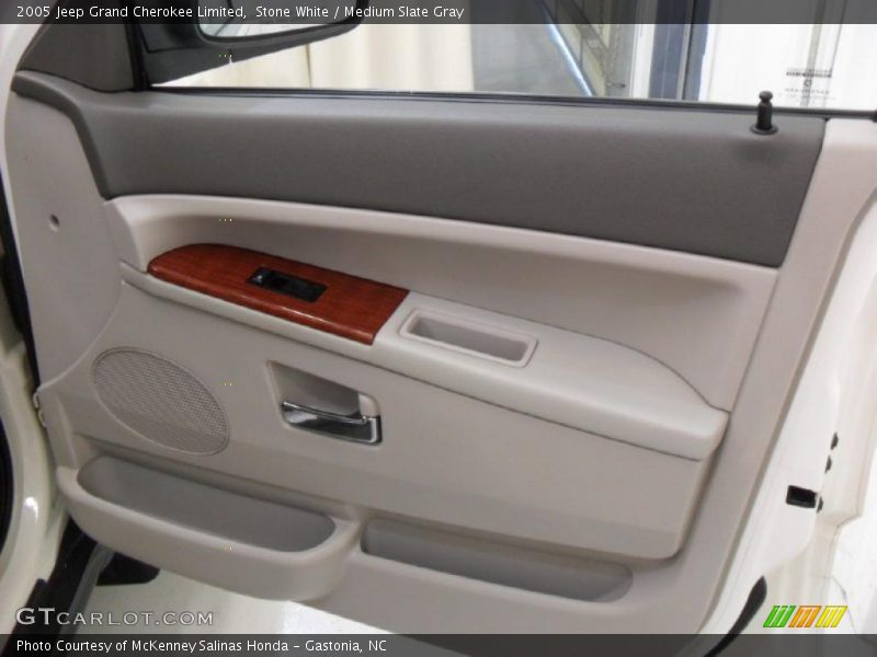 Stone White / Medium Slate Gray 2005 Jeep Grand Cherokee Limited