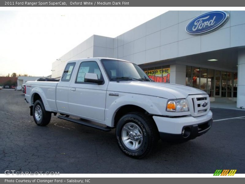 Oxford White / Medium Dark Flint 2011 Ford Ranger Sport SuperCab