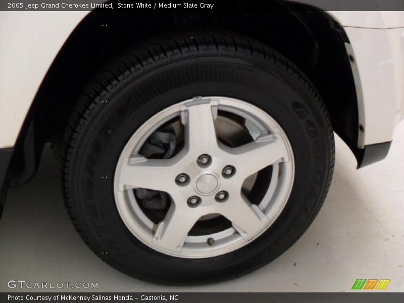 Stone White / Medium Slate Gray 2005 Jeep Grand Cherokee Limited