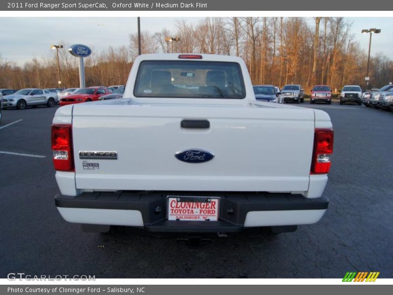 Oxford White / Medium Dark Flint 2011 Ford Ranger Sport SuperCab